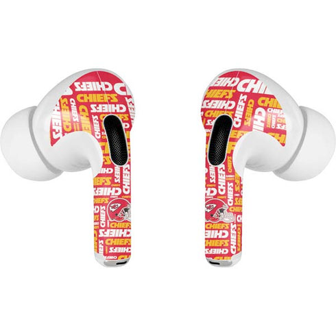 NFL Kansas City Chiefs Red Blast Apple AirPods Pro Skin